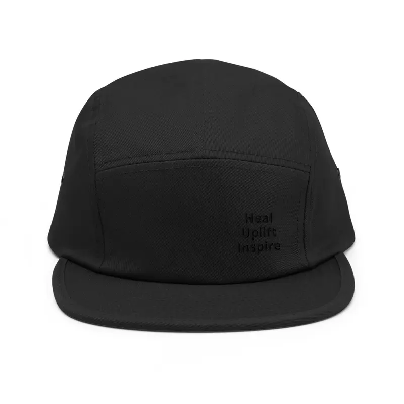 5 Panel Cap | Covert | Black